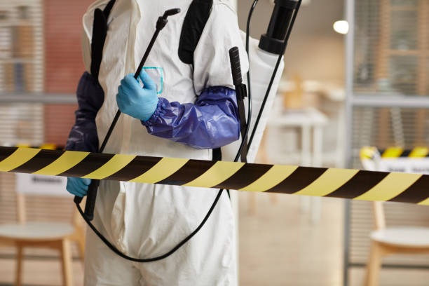 Professional Blood Cleanup technician working in Barberton, OH